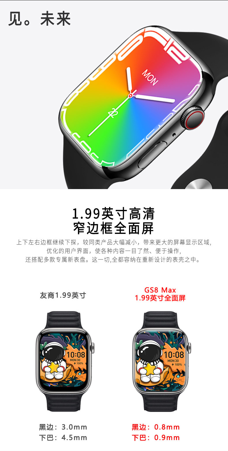 探索功能与设计新境界 GS8MAX智能手表全新登场
